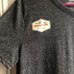 Super soft Gray Striped Tee